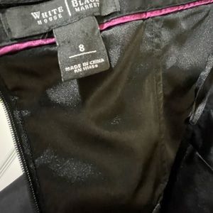 Strapless black dress